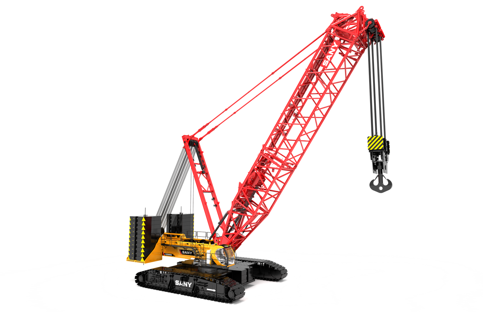 Sany SCE6000A 600t Lattice Boom Crawler Crane - Sany Crane